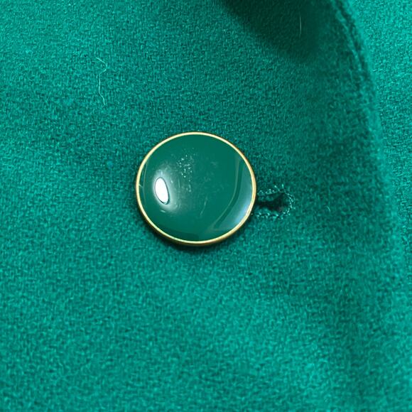 Vintage Pendleton Wool Blazer | Emerald Green, Made in USA, Collectible Rare - Picture 6 of 11